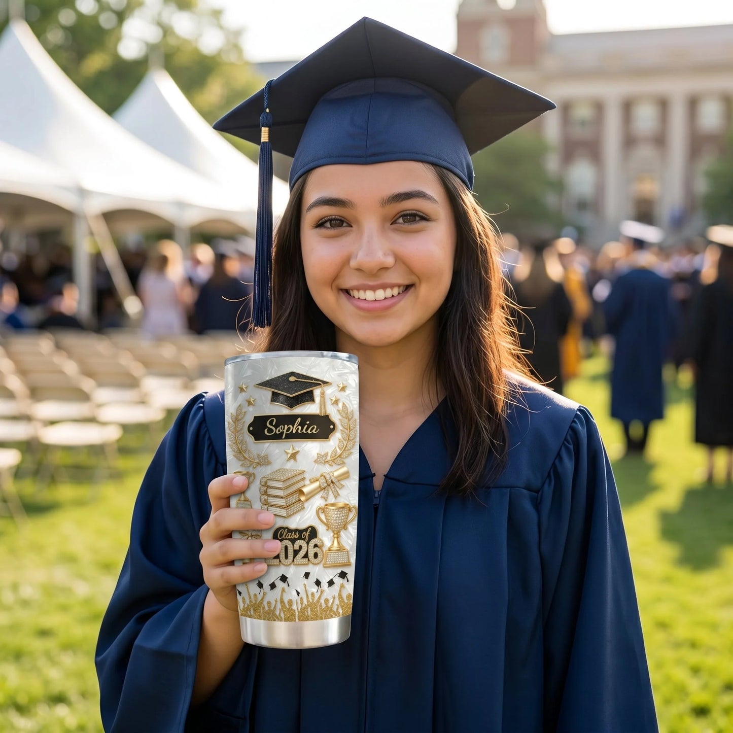Vaso personalizado de graduación 2026