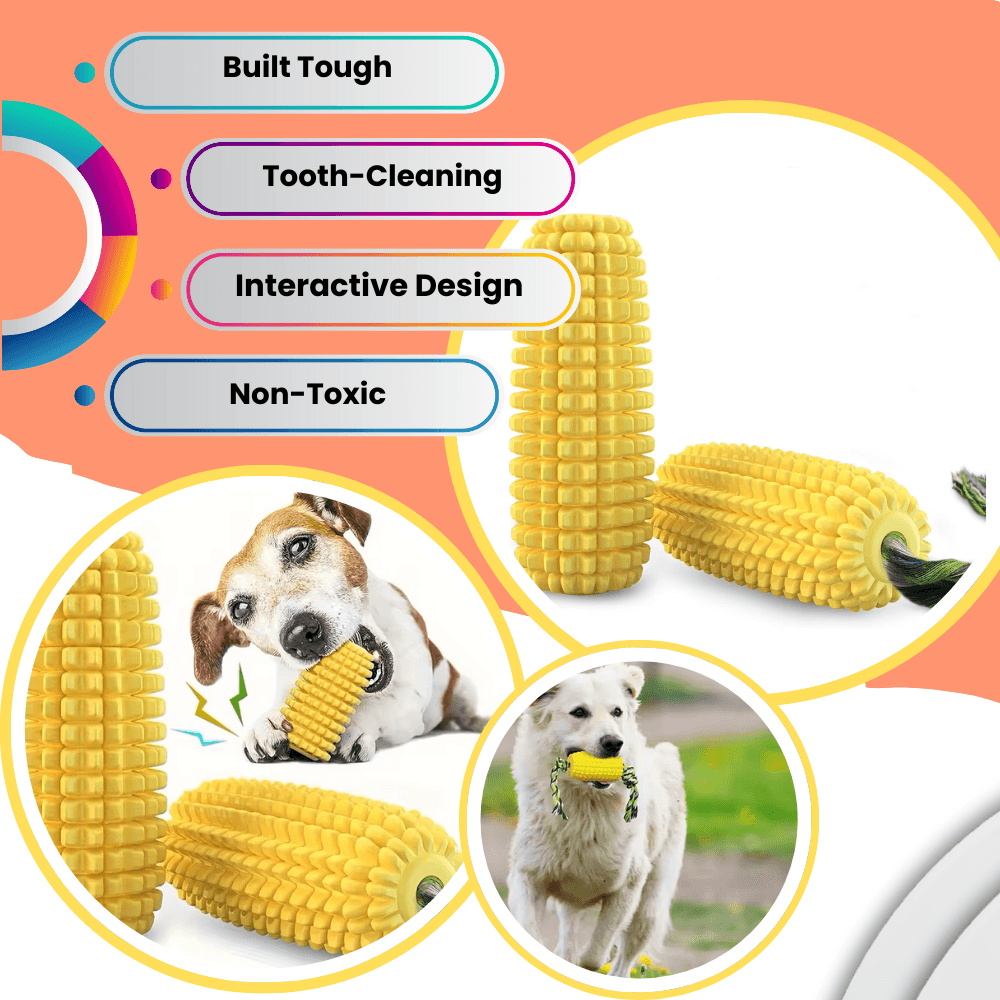 Corn Chew Toy for Medium & Large Dogs