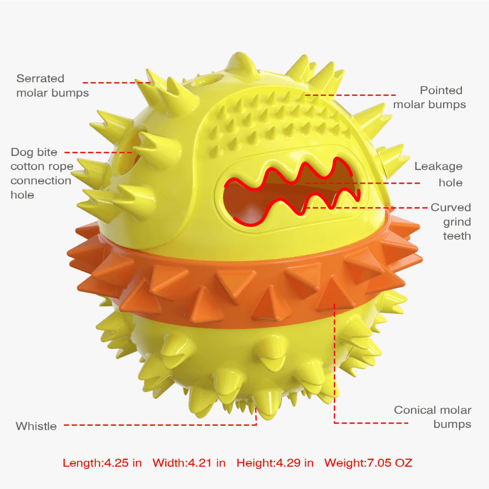 Rolling Treat Dispenser Dog Toy