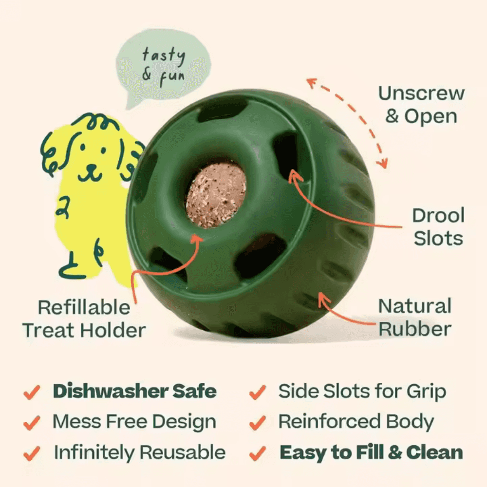 Robuster Kau-Leckerli-Ball für Hunde