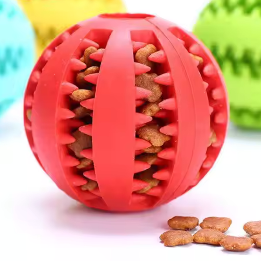 Rubber Dog Chew Ball