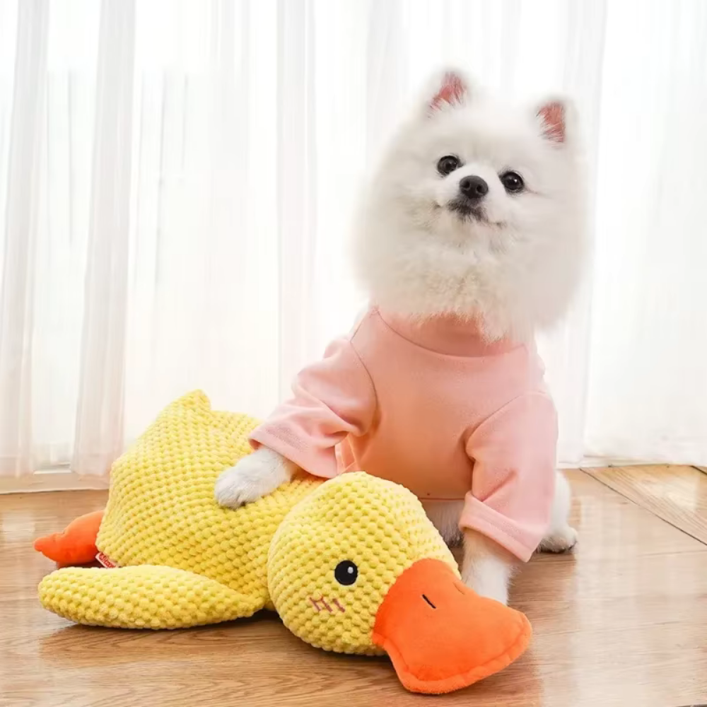 Calming Duck Plush Toy for Dogs