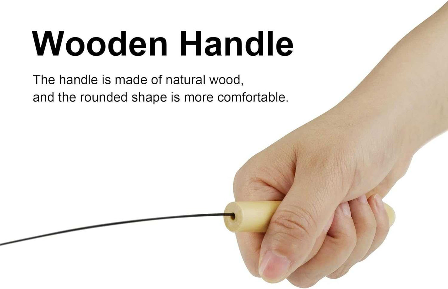 TTcat Interactive Bird and Insect Simulation Cat Toy Set with 4 Feather Refills, 29'' Flexible Steel Wire, Sturdy Wood Handle & Bell,Cat Wand Toys for Indoor Cat and Kitten.