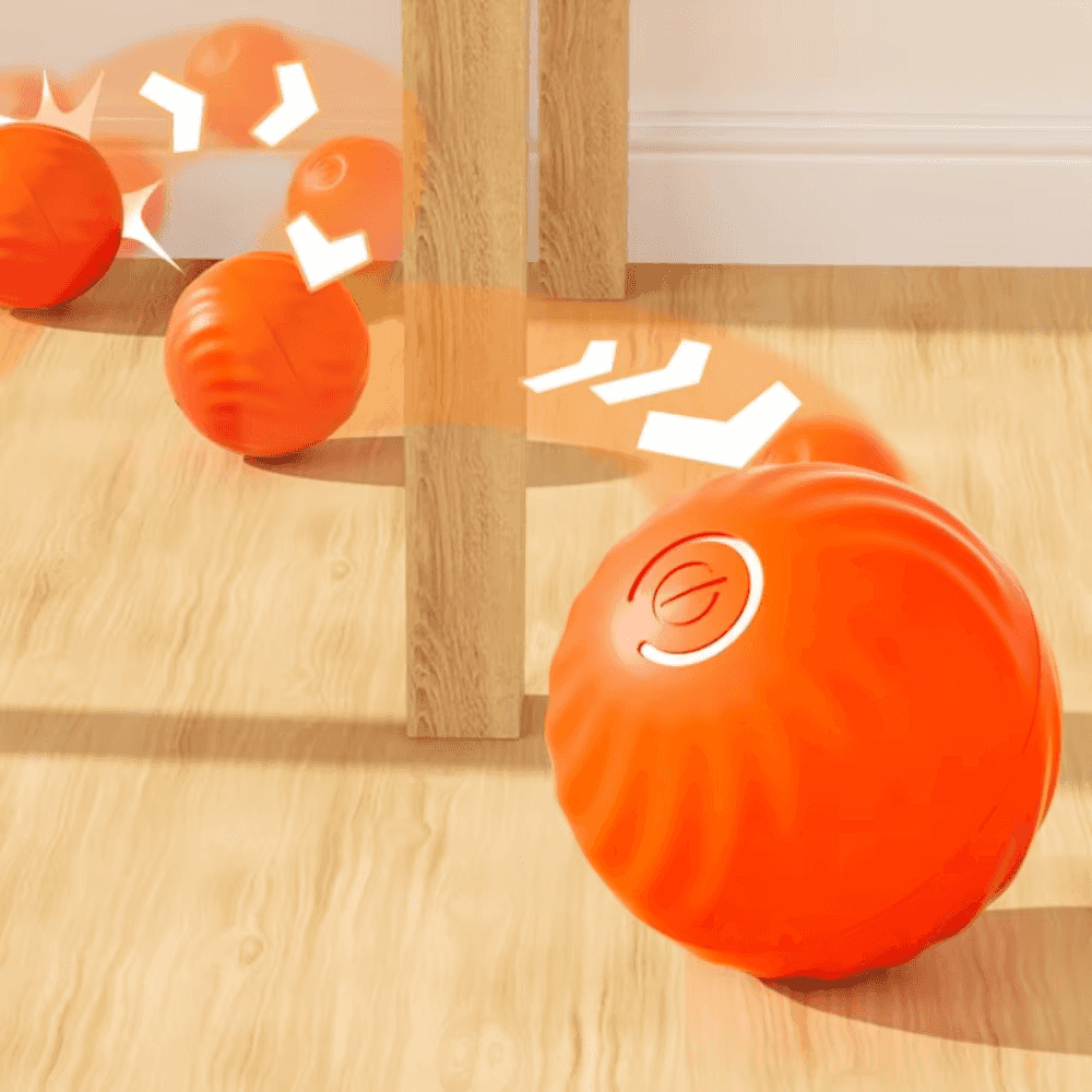 Pelota inteligente que rebota para mascotas