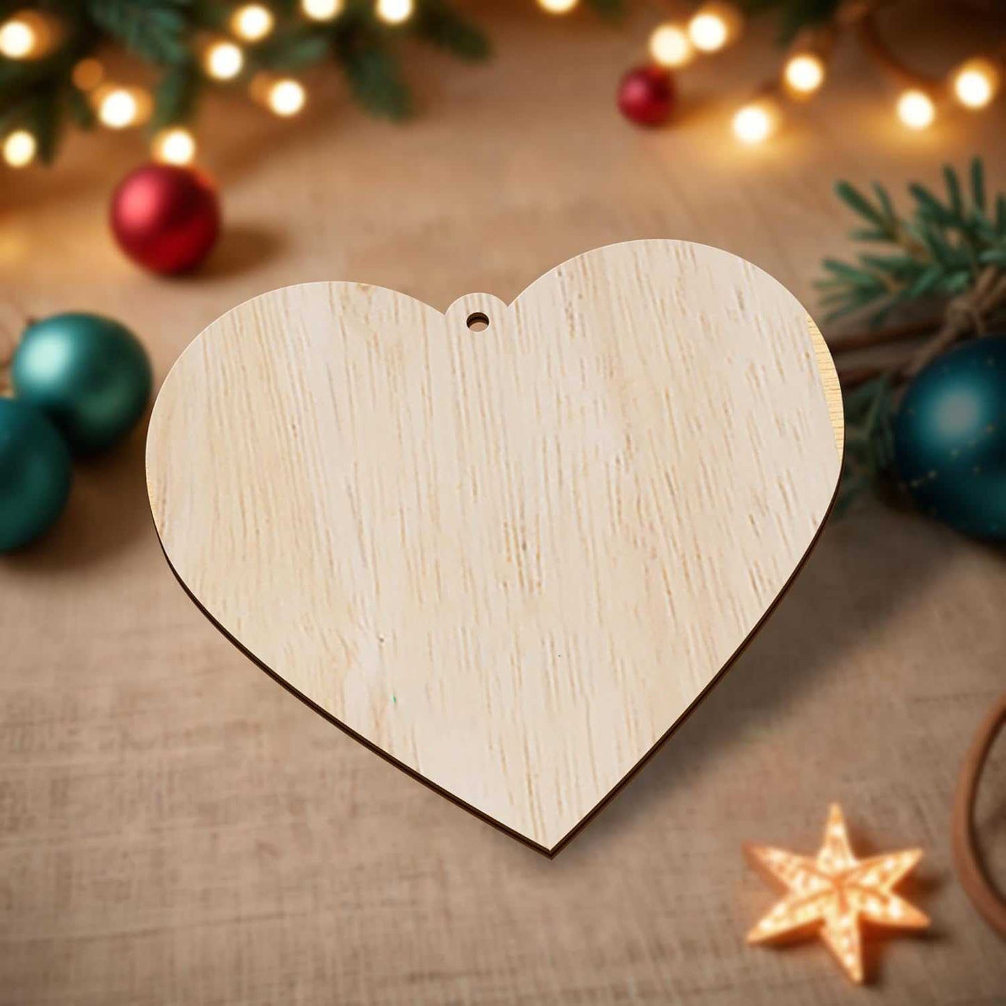 All Over Printed, Book Lovers Ornaments, Bookshelf Heart Christmas Book Ornament 3.2"x3.5" 2 Layer, Gift for Girl Book Lovers