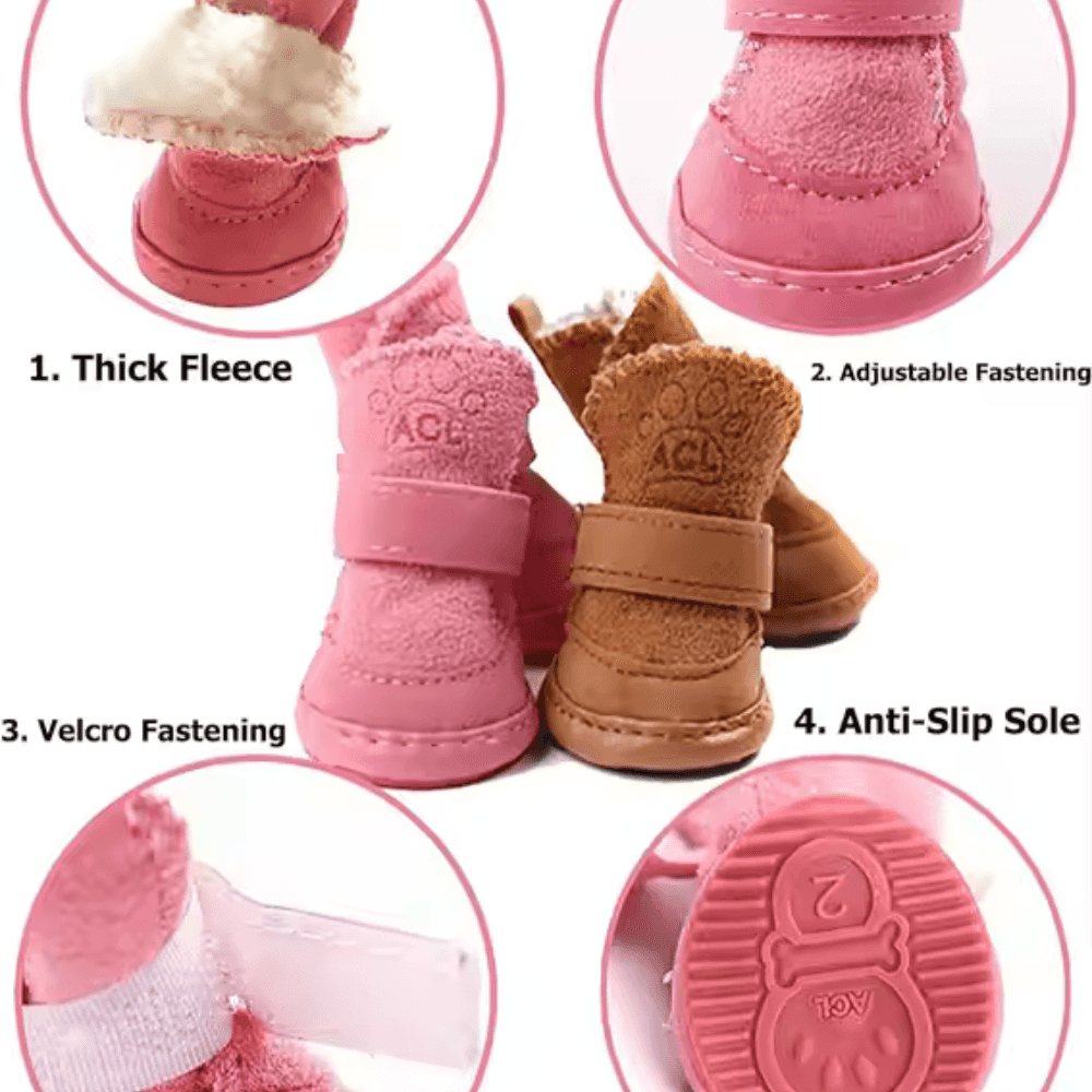 Botas de nieve engrosadas