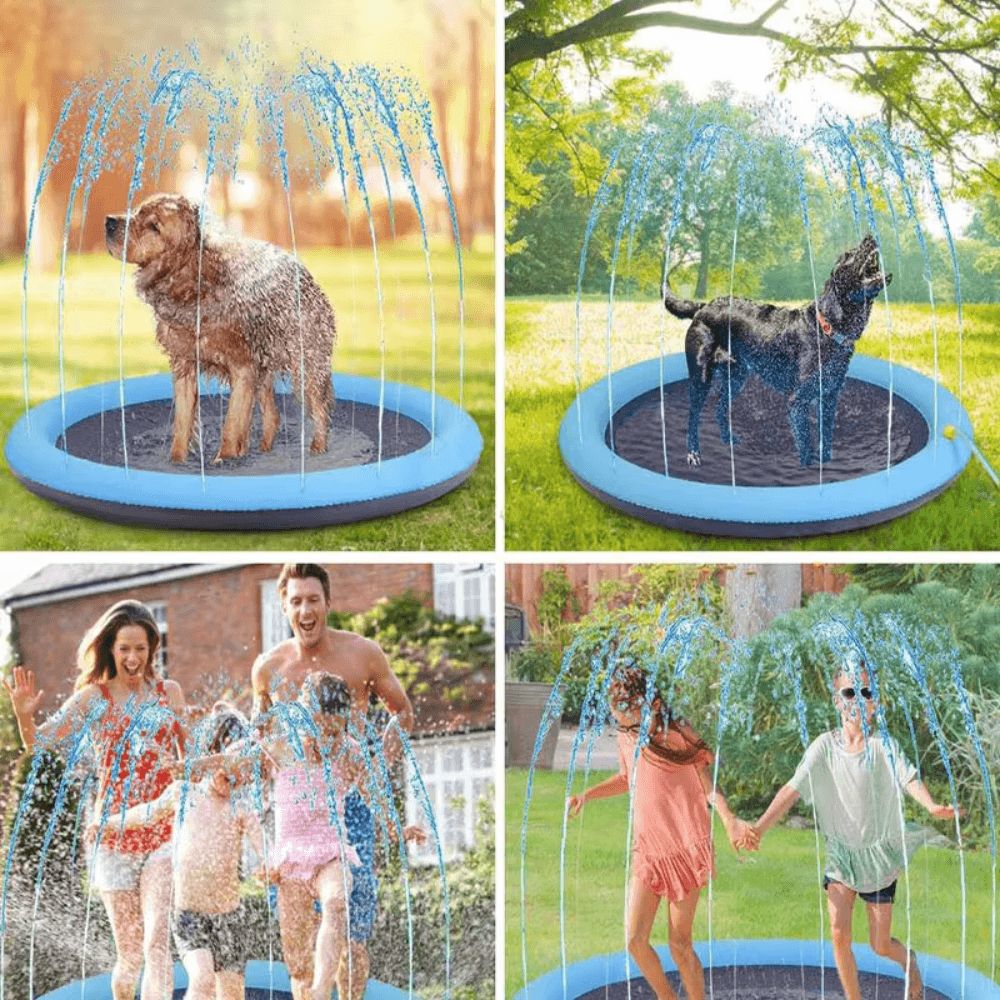 Cool Splash Sprinkler-Spaßmatte für Kinder und Haustiere