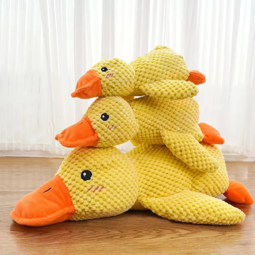 Calming Duck Plush Toy for Dogs