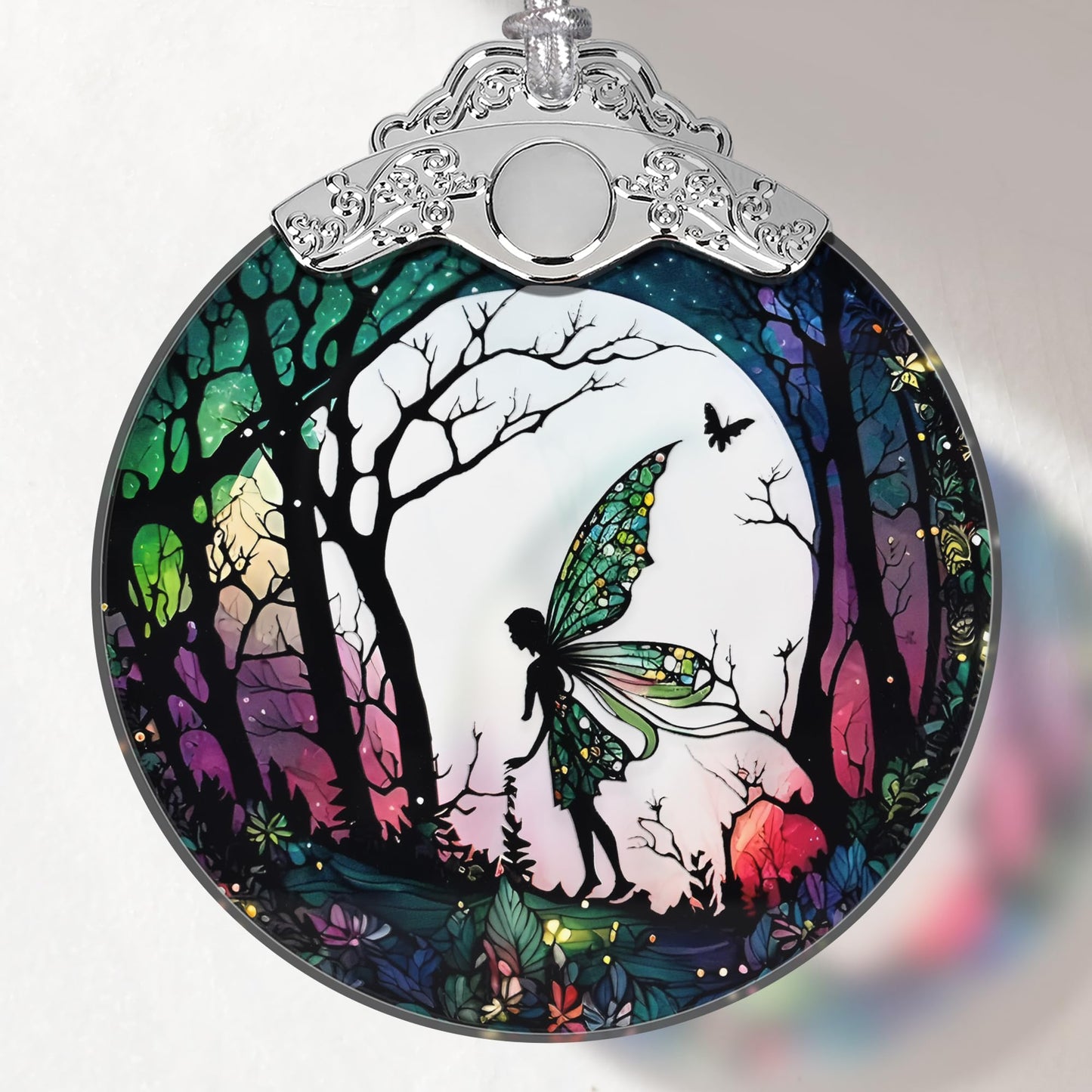 Hummingbird Stained Glass Ornament, Christmas Ornaments, Xmas Decor, Ornaments for Christmas Tree, Holiday Presents, Gift Exchange Ideas
