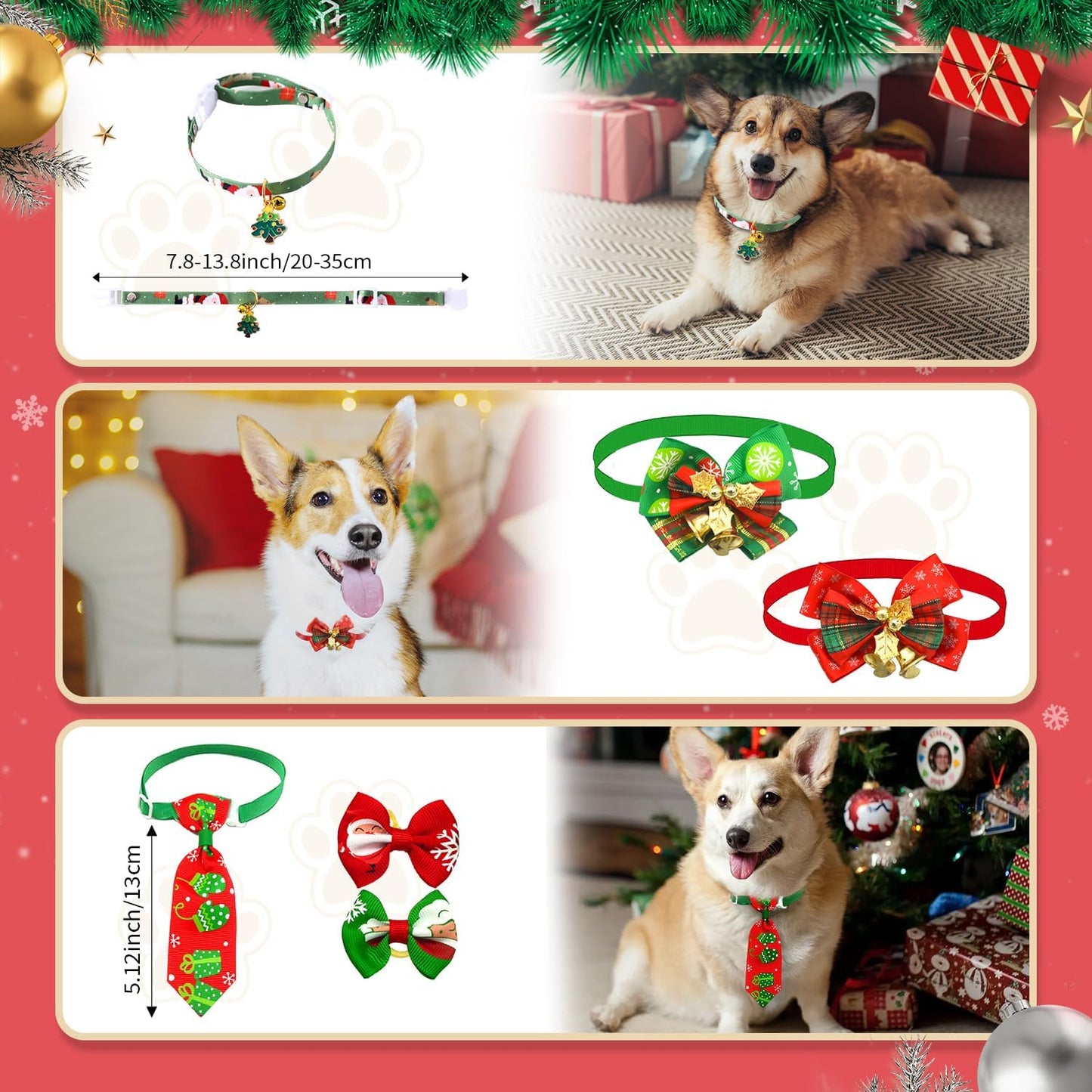 Dog Advent Calendar 2025, Christmas Dog Toys Chew Ropes Squeaky Balls Teething Toys Bow Tie Collars Bandana, 24 Set Christmas Countdown Calendar Gift for Dog Puppy