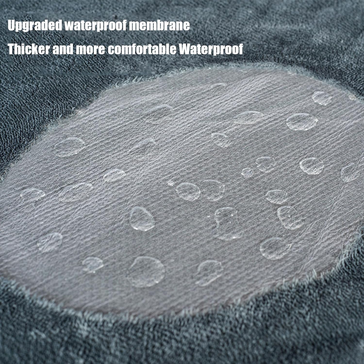 Loveblanket - Waterproof Blanket for Couples & Pets, Fleece Bed Protector (Grey, 28x40 in)