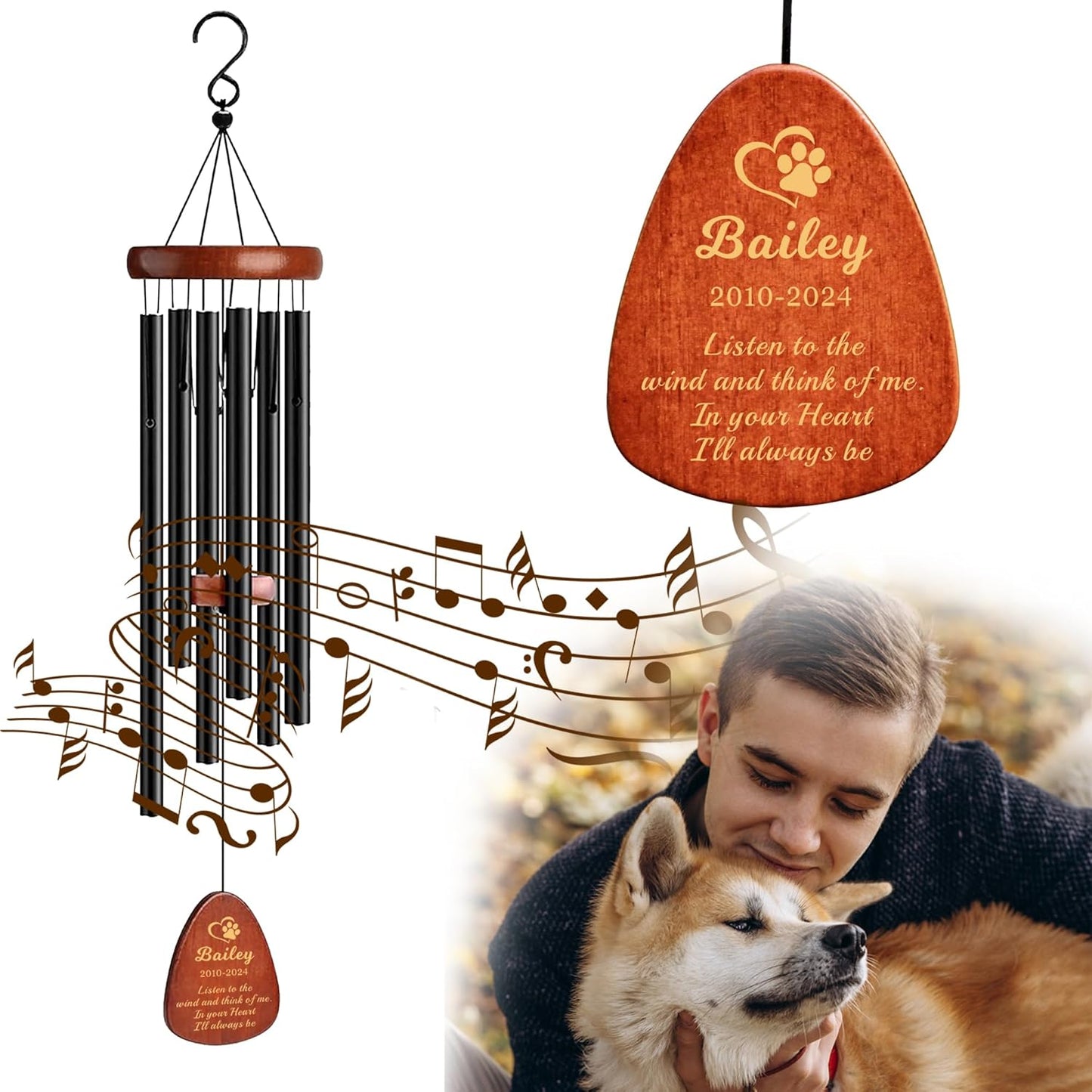 Regalos personalizados de recuerdo para la pérdida de un perro, regalos conmemorativos para mascotas de 25.5''