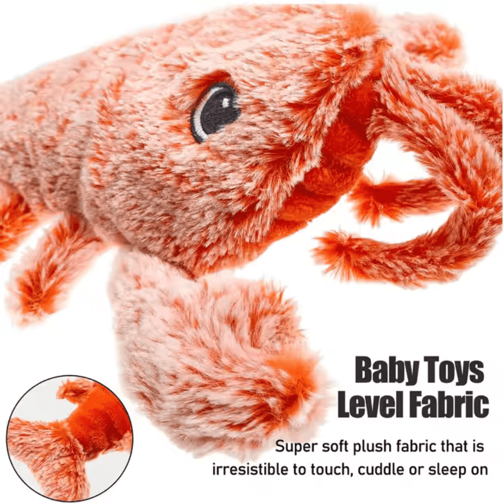 Wiggly Lobster Interactive Pet Toy