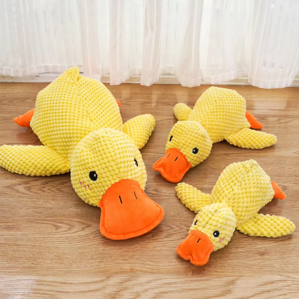 Calming Duck Plush Toy for Dogs