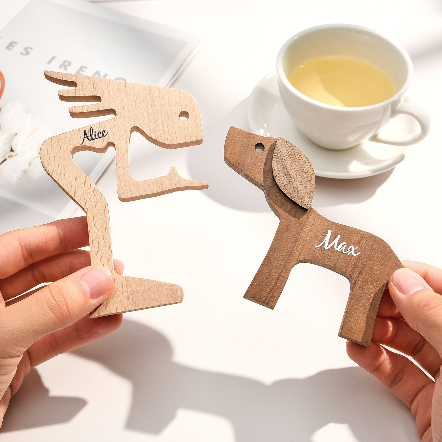 Personalized Custom Wooden Pet Carvings - The Love Between You And Your Fur-Friend