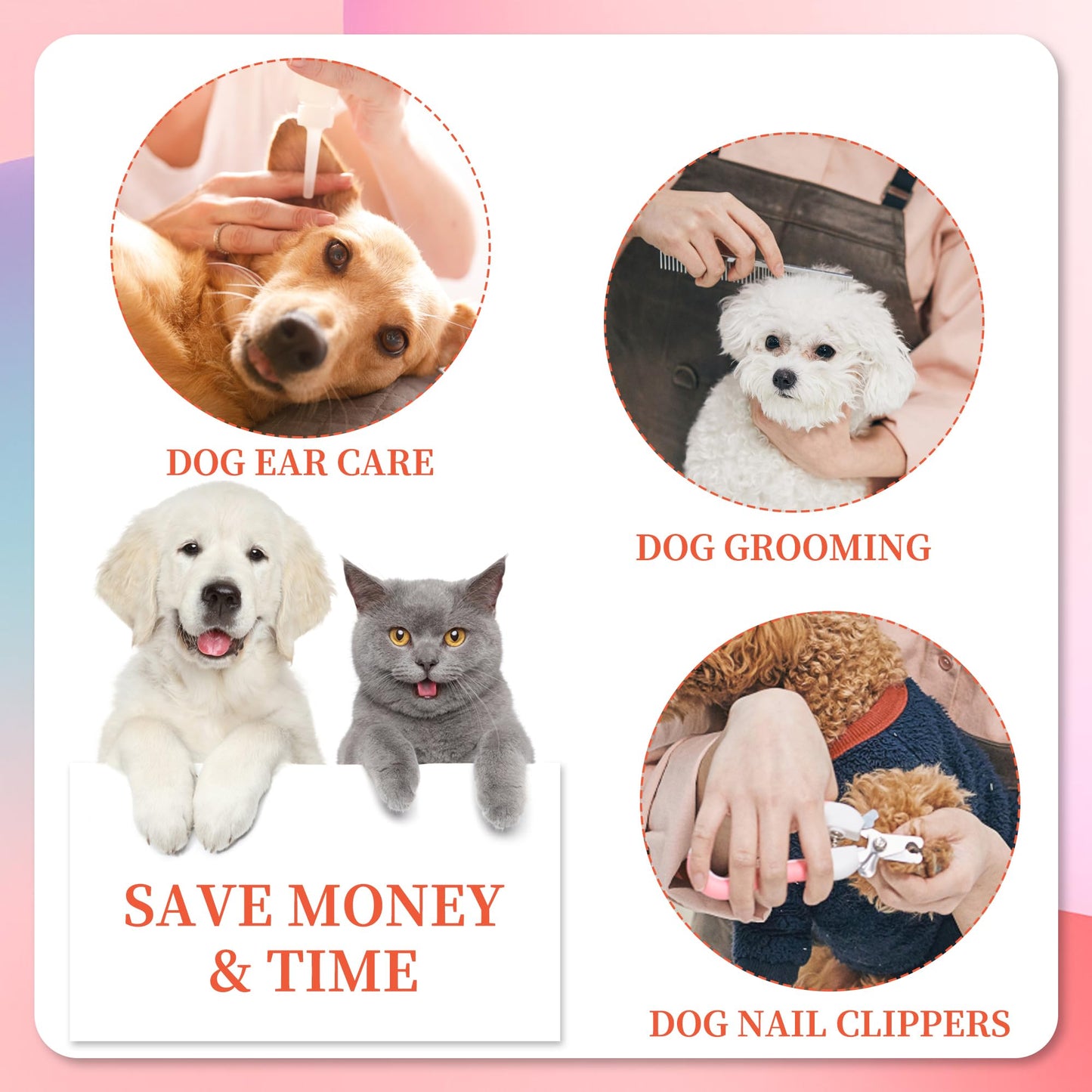Hamaca para el cuidado de perros y gatos para el corte de uñas