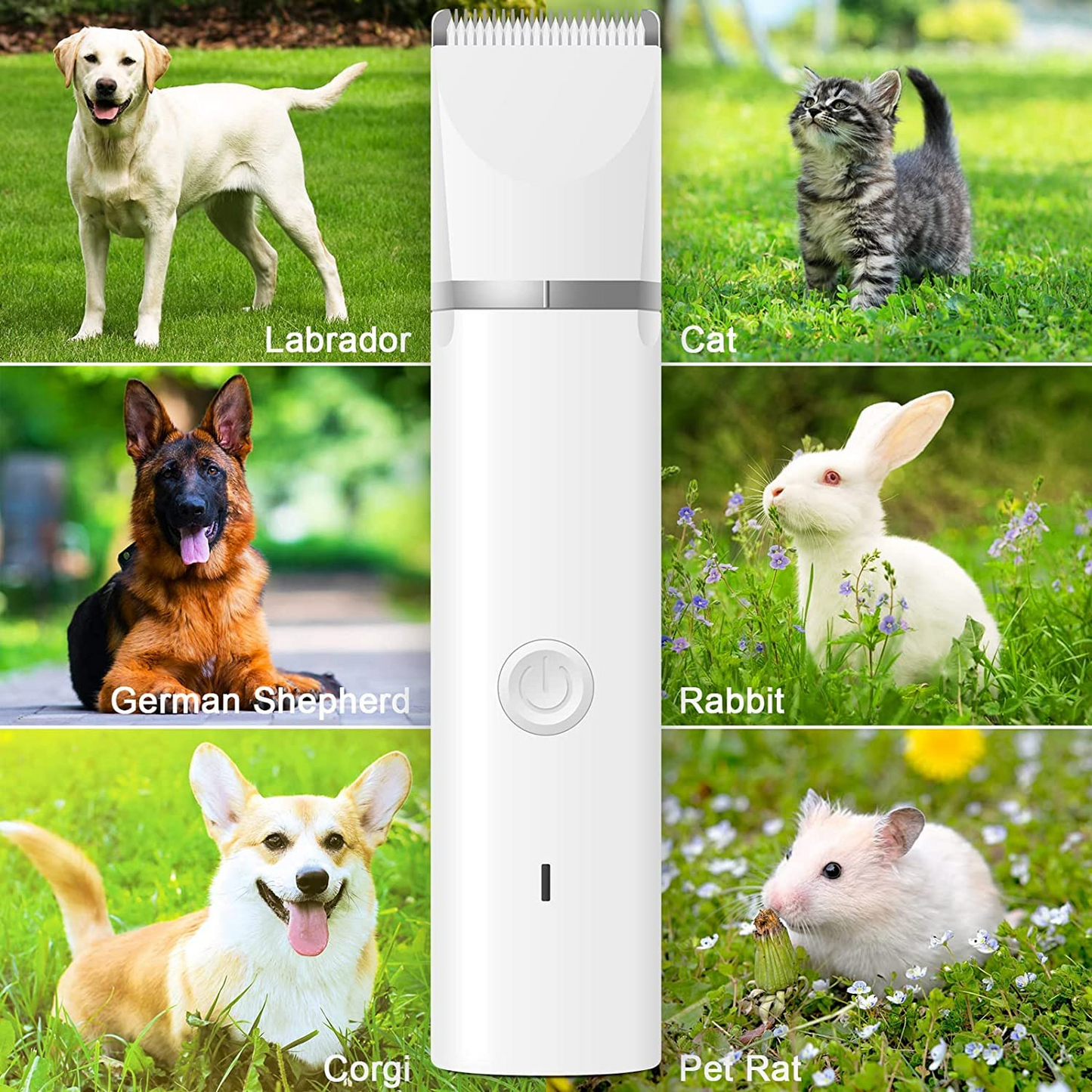 Kit de aseo inalámbrico para mascotas 4 en 1