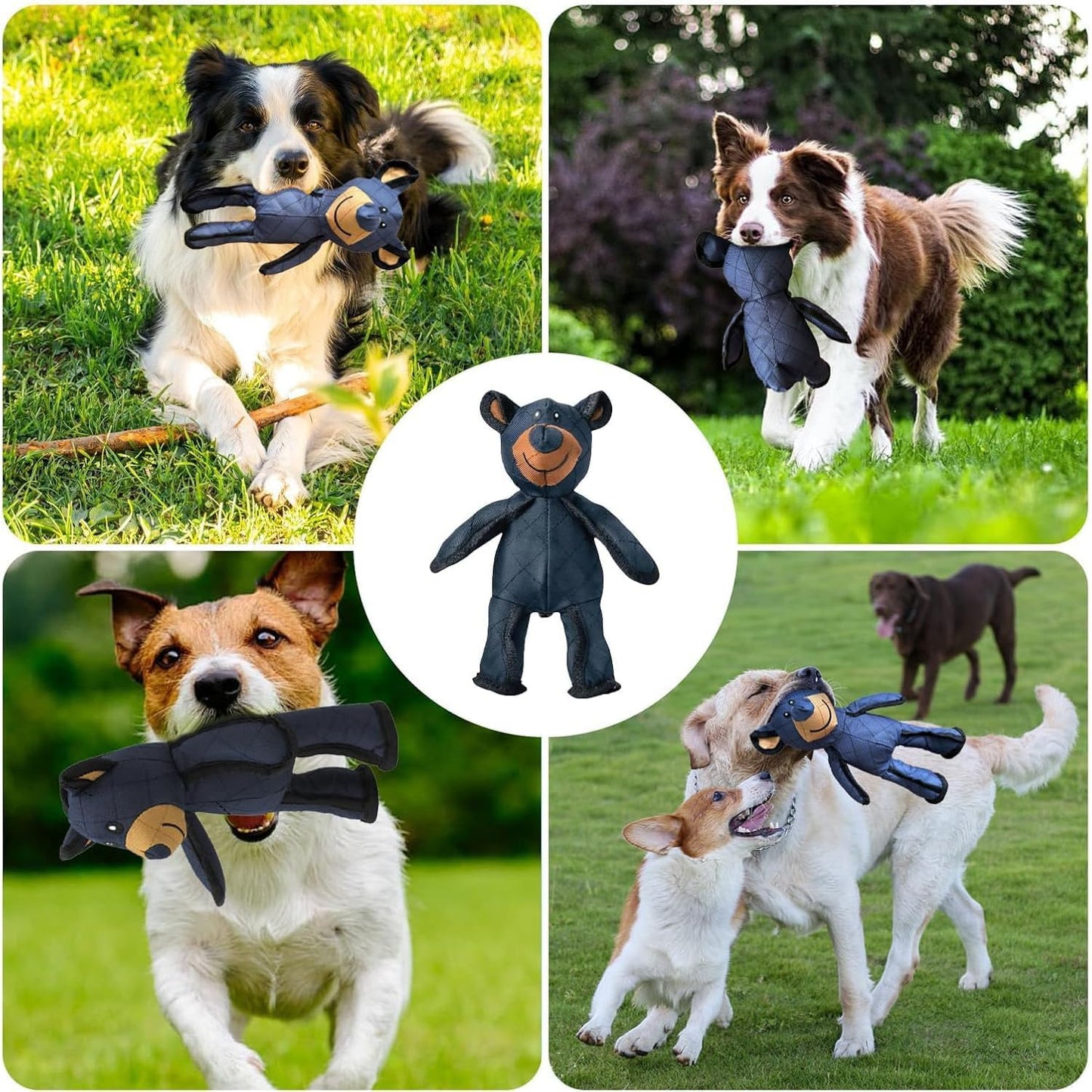 2pcs Indestructible Dog Toy 2025 – unbreakable bear plush, chew-proof & squeaky. For aggressive chewers & anxiety relief