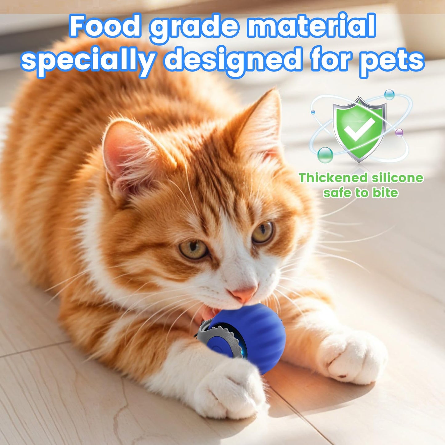 Speedy Tail 3.0 Cat Toy, 2025 NEW Interactive Cat Toy, Three Mode Switching interactive cats ball, Interactive cat toys for Indoor/Outdoor