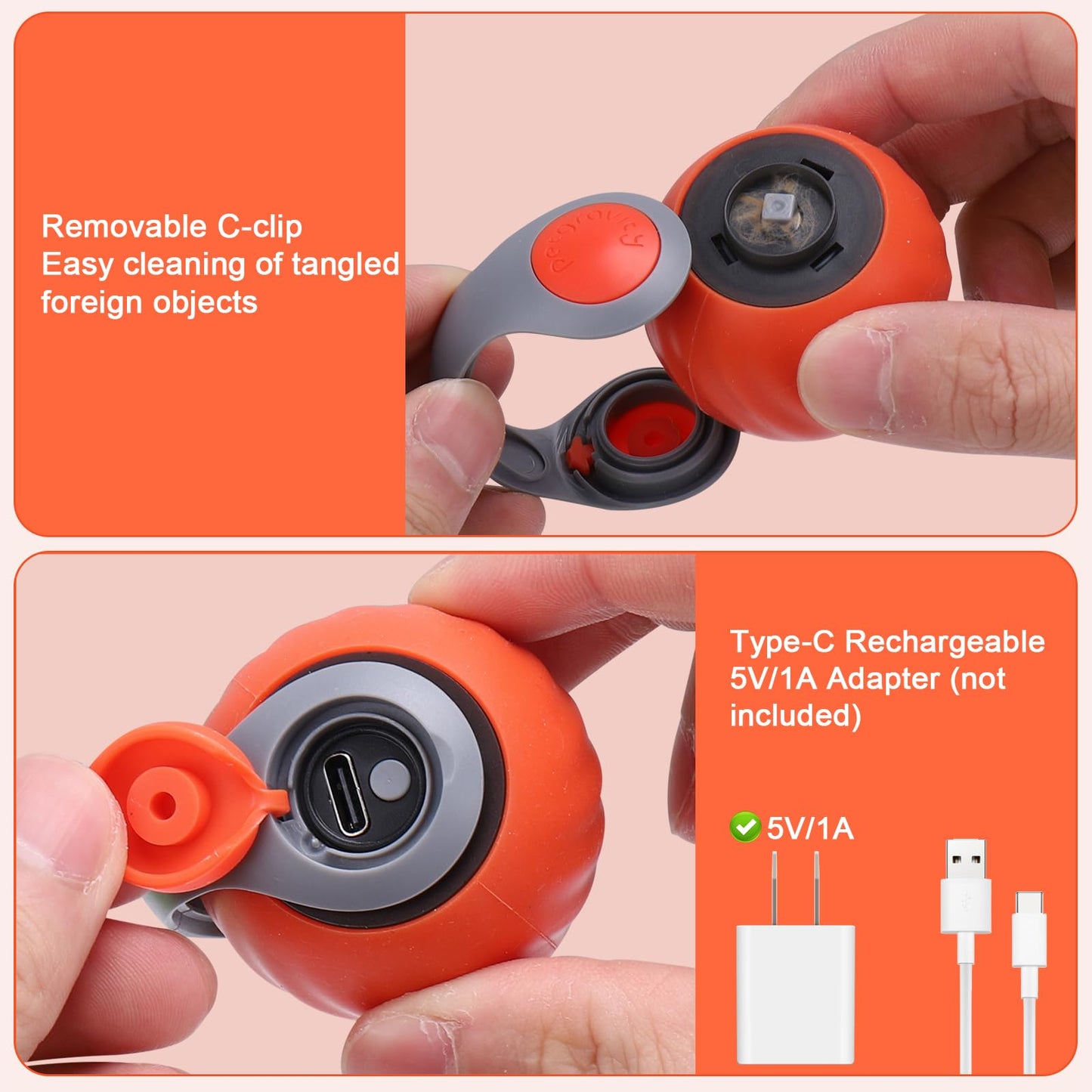 2025 New Interactive Cat Toy Ball 2.0 - Automatic Interactive Cat Toys for Indoor Cats with 3 Tails