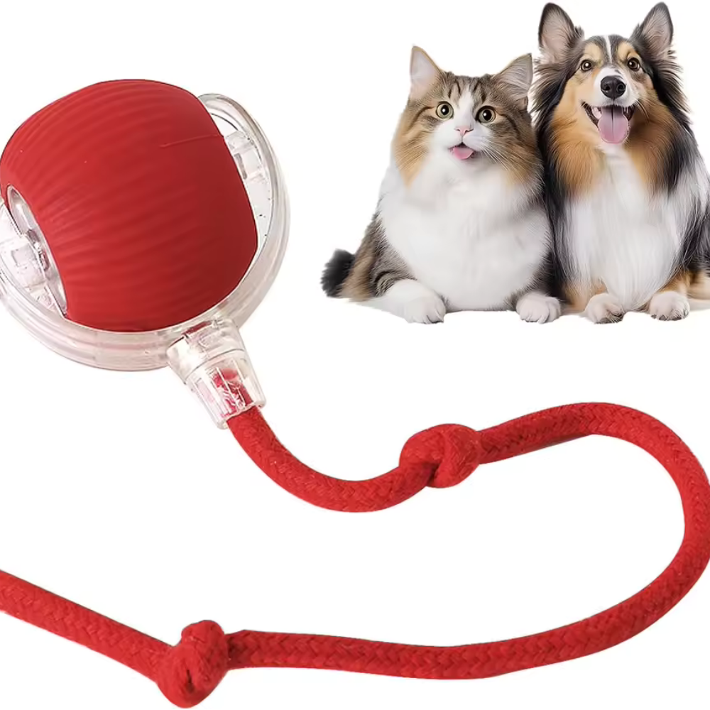 Pelota rodante inteligente para gatos