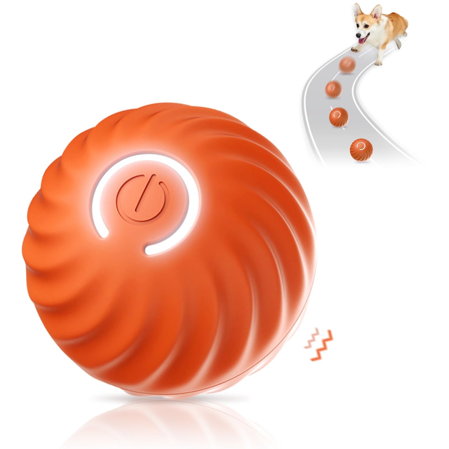 Pelota inteligente que rebota para mascotas