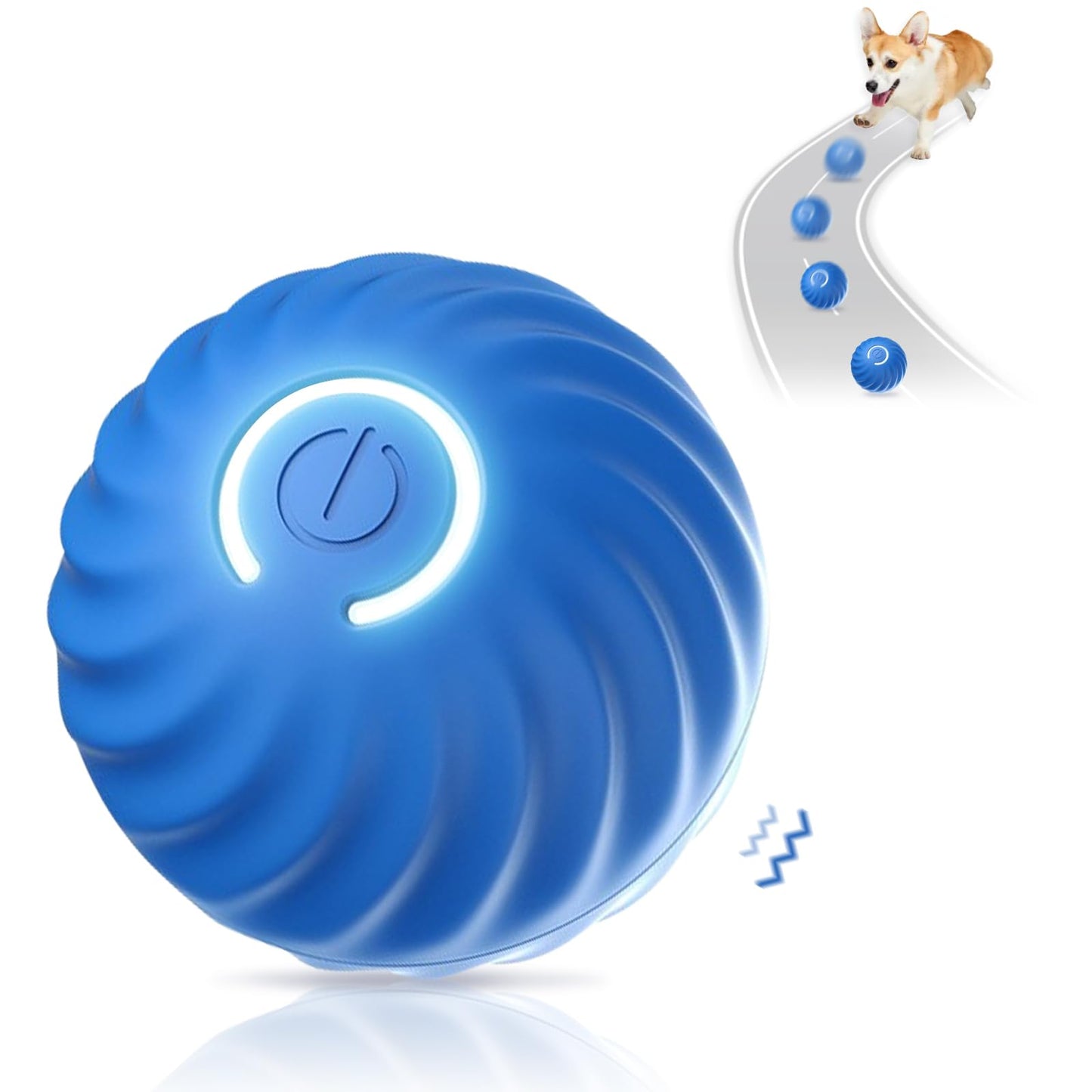 Pelota inteligente que rebota para mascotas