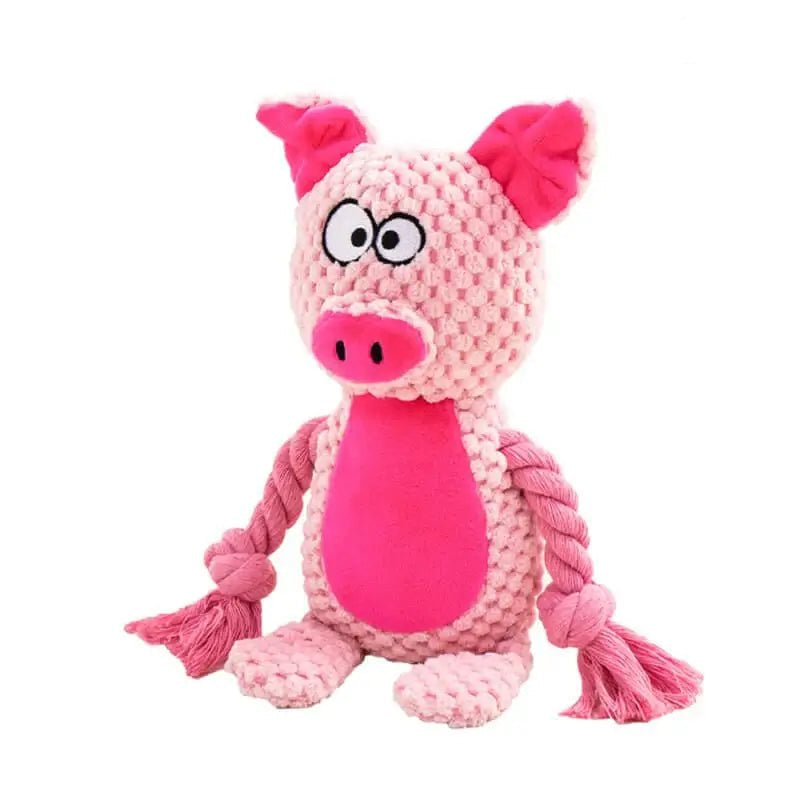 Chewanimal Duck Dog Toy – Indestructible Squeaky Plush for Strong Chewers, Stuffed & Durable Fun