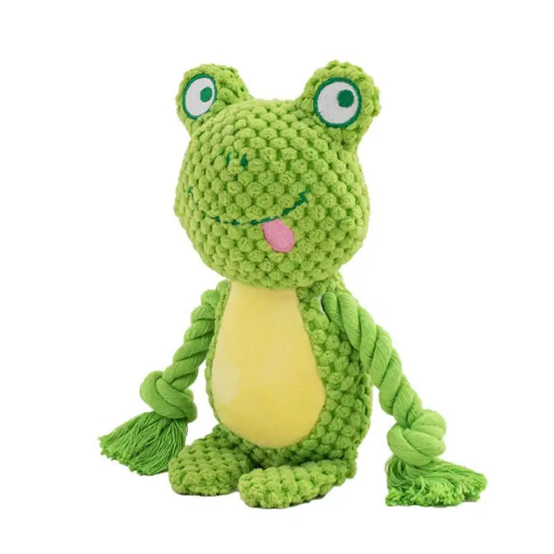 Chewanimal Duck Dog Toy – Indestructible Squeaky Plush for Strong Chewers, Stuffed & Durable Fun