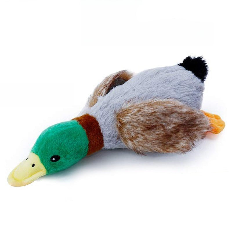 Chewanimal Duck Dog Toy – Indestructible Squeaky Plush for Strong Chewers, Stuffed & Durable Fun