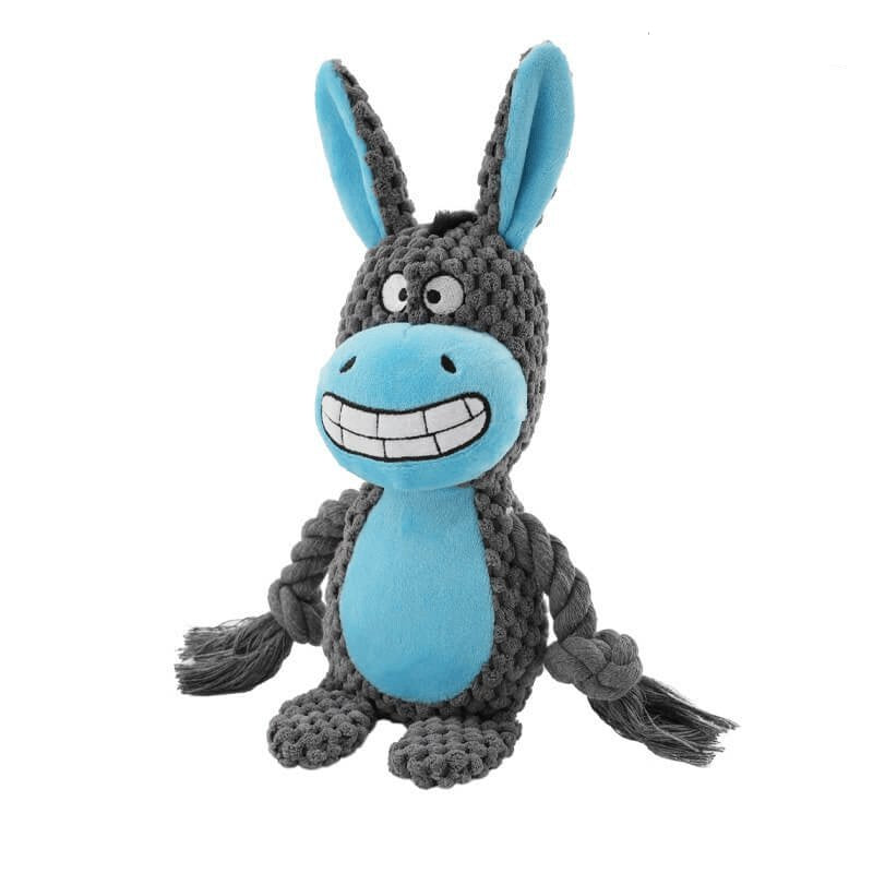 Chewanimal Duck Dog Toy – Indestructible Squeaky Plush for Strong Chewers, Stuffed & Durable Fun