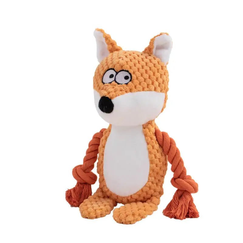Chewanimal Duck Dog Toy – Indestructible Squeaky Plush for Strong Chewers, Stuffed & Durable Fun