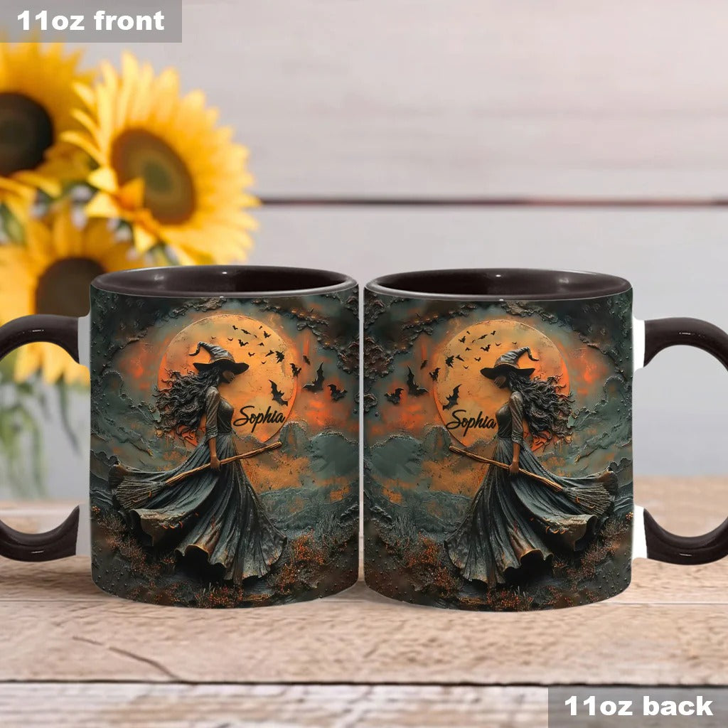 Beautiful Witch - Personalized Witch Accent Mug