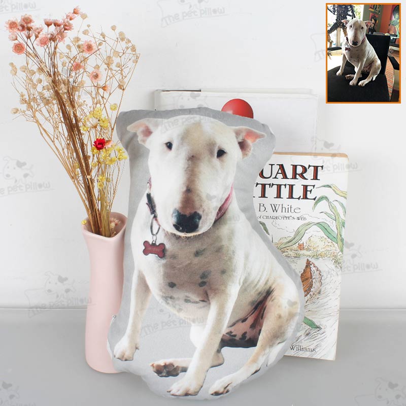 Pet Pillow Looks Like Your Pet Customize Dog Shaped Pillow with Pet Photo