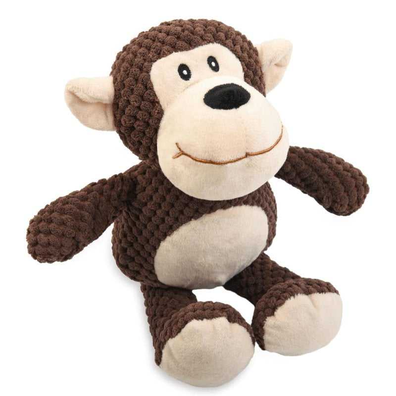 Snuggle Bear Dog Toy – Soft Squeaky Plush with Chew Guard Technology for Tough Chewers & Playtime Fun