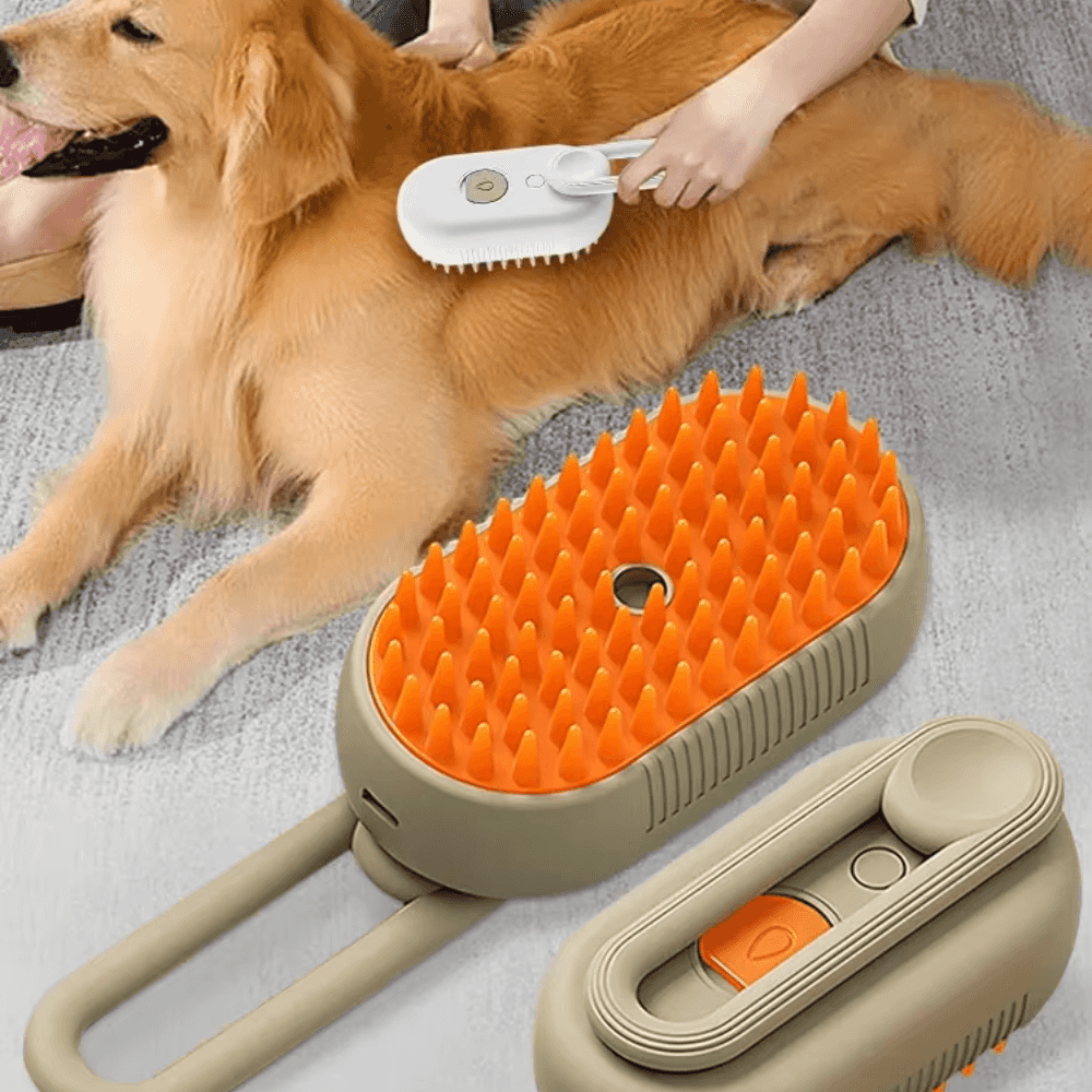 Cepillo de vapor 3 en 1 para mascotas