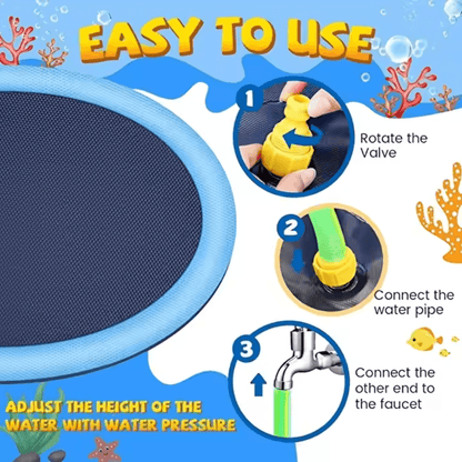Tapete rociador divertido Cool Splash para niños y mascotas
