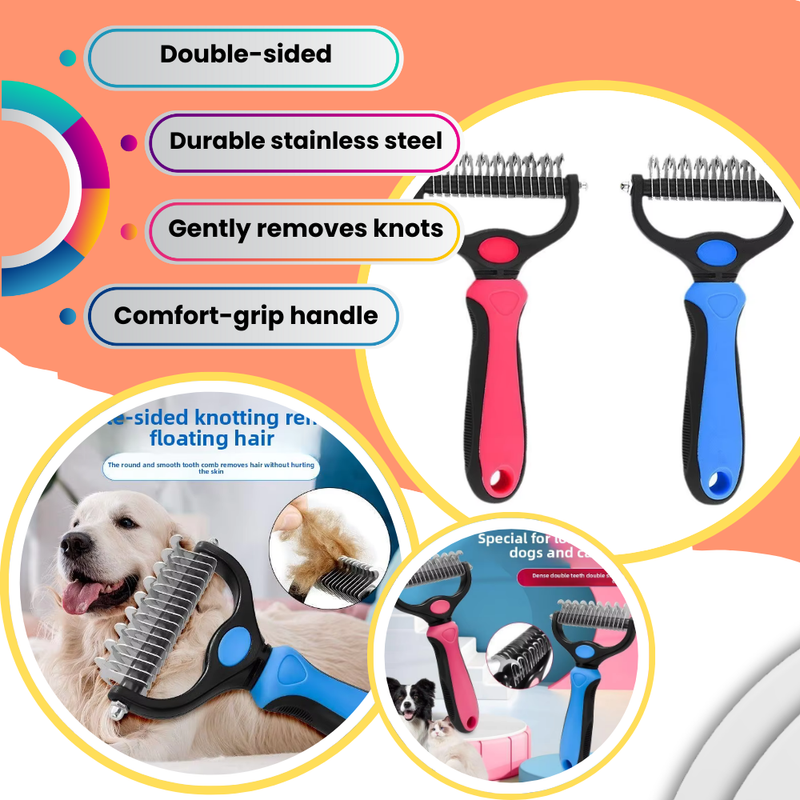 2-in-1 Pet Hair Remover Brush