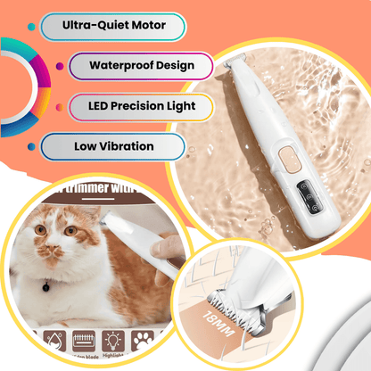 LED-Katzenhaartrimmer