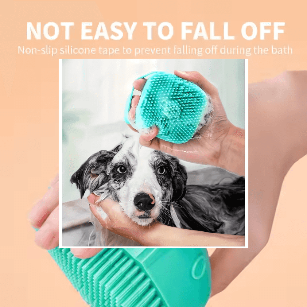 Silicone Pet Bath & Massage Gloves