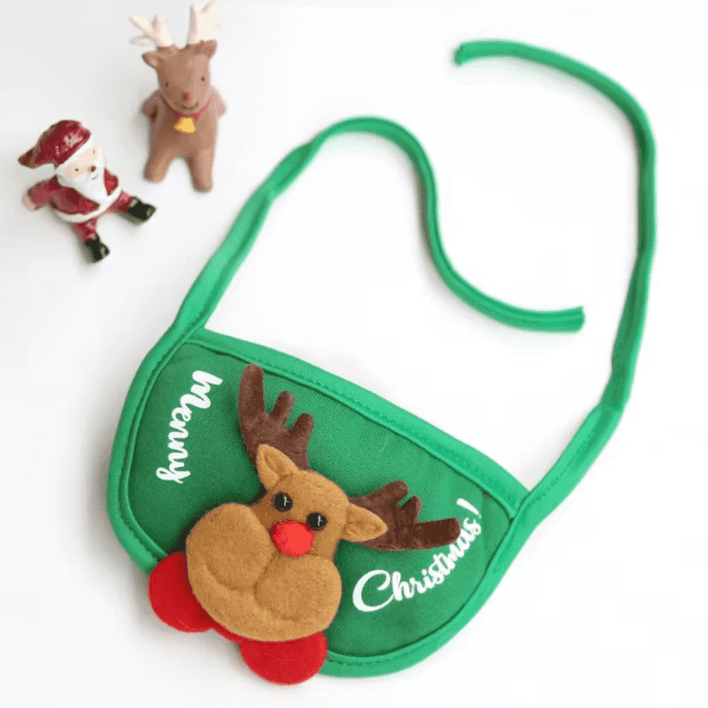 Acogedor gorro de asta para mascota para Navidad