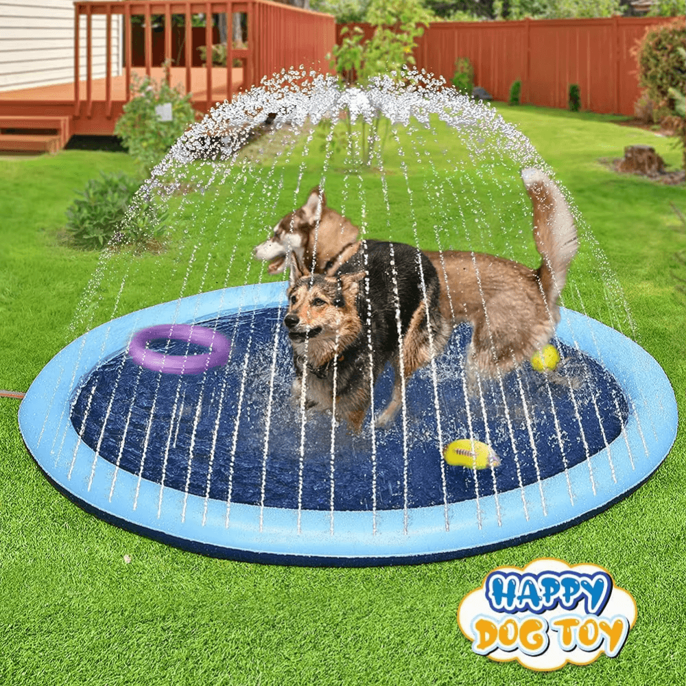 Tapete rociador divertido Cool Splash para niños y mascotas