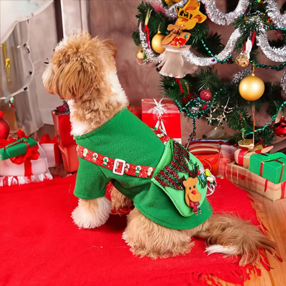 Christmas Elk Dog Dress
