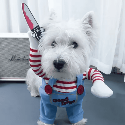 Conjunto de disfraz de cosplay de perro divertido