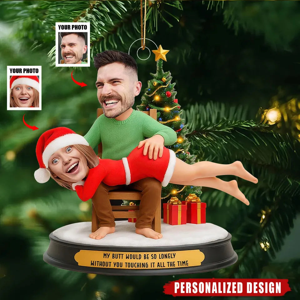 Personalized Couple Photo Ornament-Couples Gifts Acrylic Ornament
