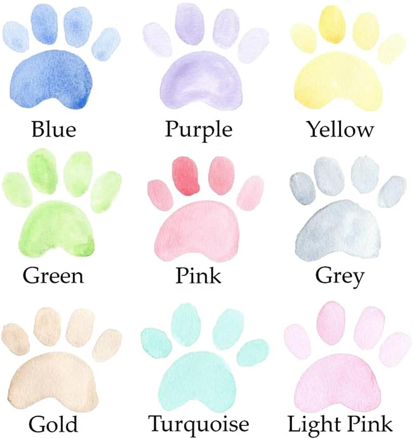 Personalized Dog Bowl for Small Size Dogs - Custom 5'' Round × 2" Tall Cute Ceramic Dog Food & Water Bowl, Small & Medium Pet Dish for Wet Food