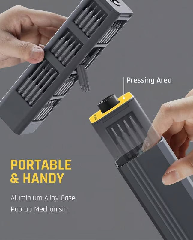 Upgrade Your Toolbox Now, 44-in-1 Precision Screwdriver Set - For Effortless, High-Precision Repairs