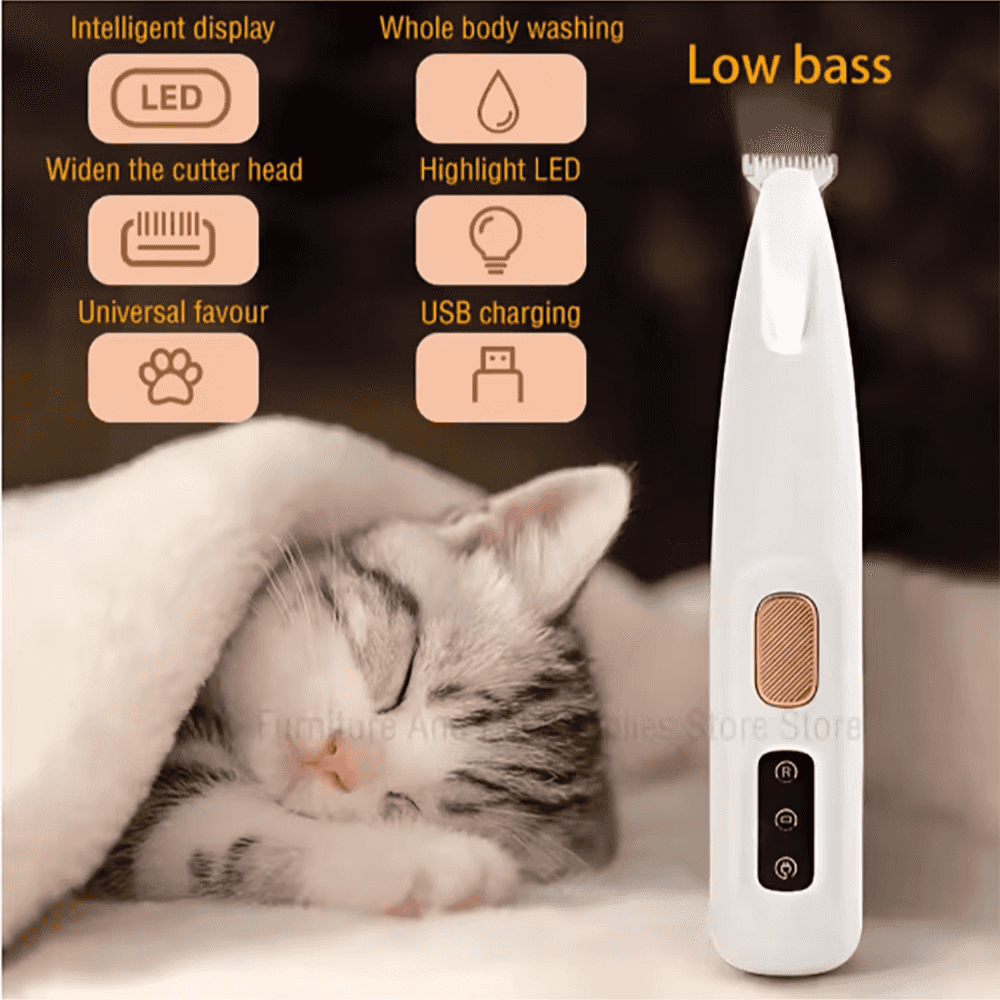 LED-Katzenhaartrimmer