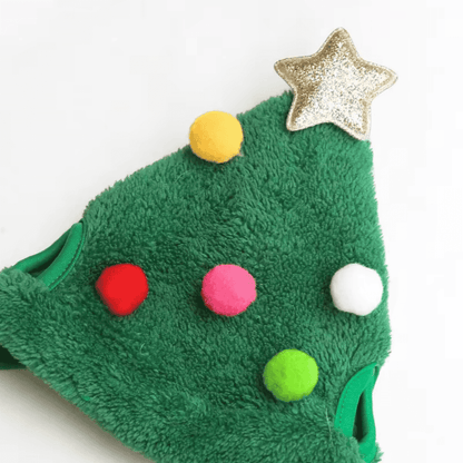 Acogedor gorro de asta para mascota para Navidad