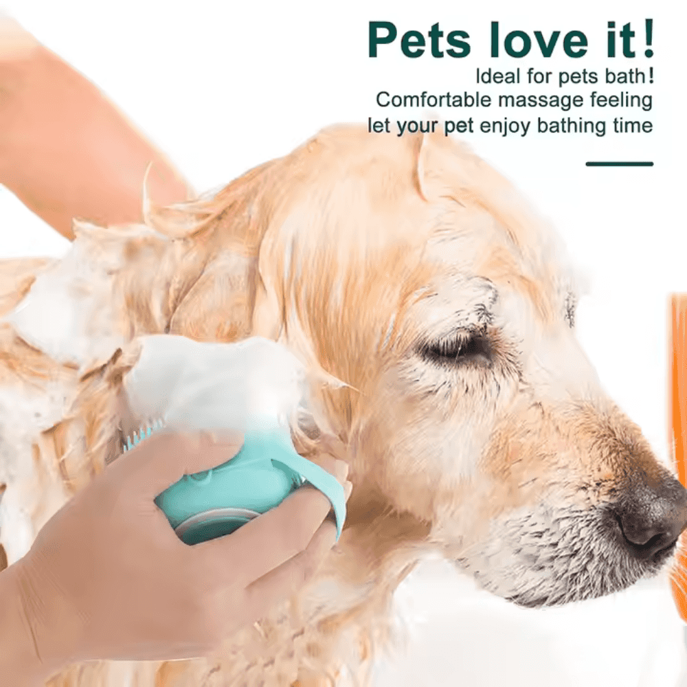 Silicone Pet Bath & Massage Gloves